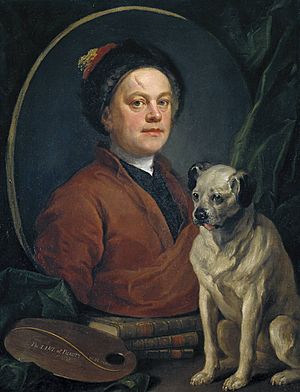Archivo:The Painter and His Pug by William Hogarth
