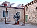 Torrelodones. Escultura Retrato de los Abuelos