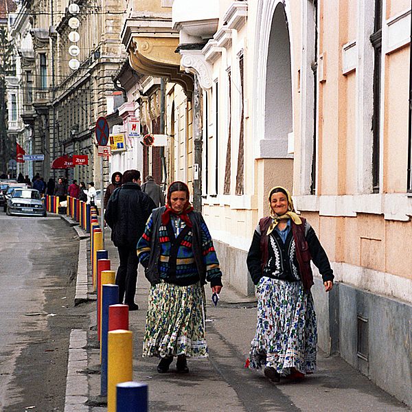 Two Gypsies in Cluj-Napoka, Romania