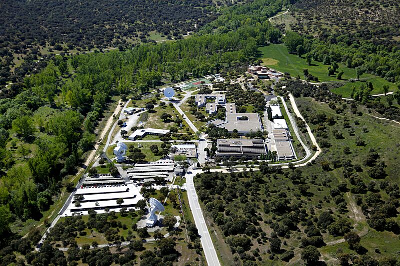 Aerial view of ESAC