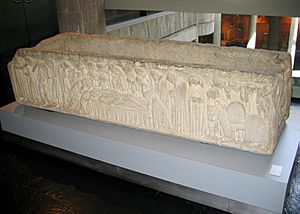 Archivo:Archaeological Museum of Palencia Sarcophagi of Santa María de la Vega 001