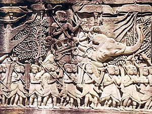 Archivo:Bayon Angkor Relief1