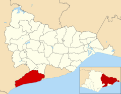 Bexhill-on-Sea unparished area UK locator map.svg