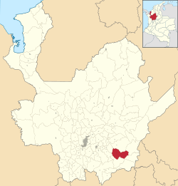 San Luis ubicada en Antioquia