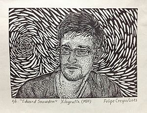 Archivo:Edward Snowden "Xilografía"