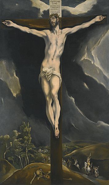 El Greco - CHRIST ON THE CROSS, Frati 61a