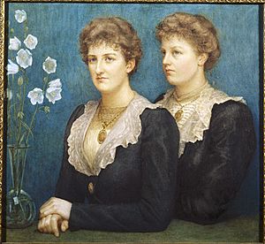 Archivo:Elsa and Mary Bell (The late Lady Trevelyan), 1899 by Lady Caroline Grosvenor