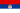 Bandera de Principado de Serbia