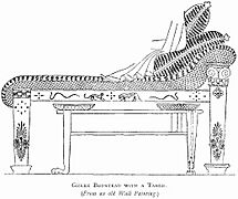 Greek Bedstead with a Table