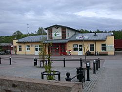 Grums railway station Grums Sweden.JPG