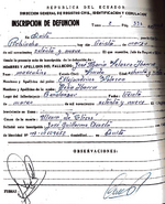Archivo:Inscripción de Defunción José María Velasco Ibarra
