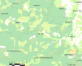 Map commune FR insee code 33026