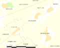 Map commune FR insee code 62072