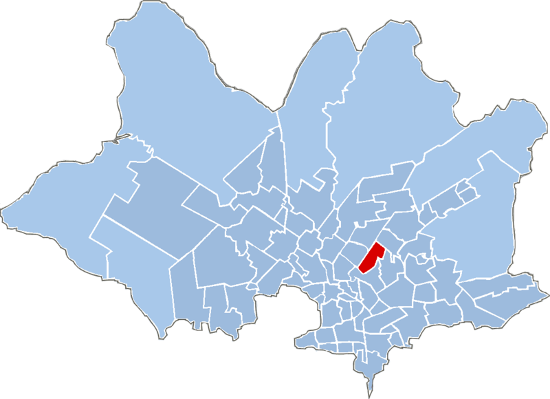 Pérez Castellanos Map