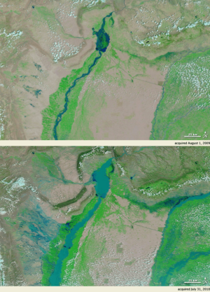 Archivo:Pakistan Indus flooding July 2010 - MODIS