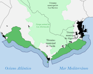 Archivo:Parque natural del Estrecho mapa