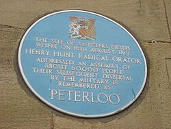 Archivo:Peterloo plaque