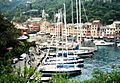 Portofino harbor with yachts