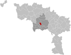 Quaregnon Hainaut Belgium Map.svg