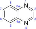 Quinoxaline numbering