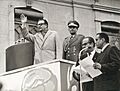 Salvador Allende en Rancagua por nacionalización del cobre