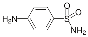 Sulfanilamide-skeletal.svg