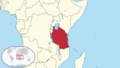 Tanzania in its region