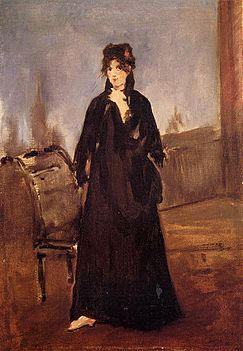 Archivo:Édouard Manet - Berthe Morisot au soulier rose