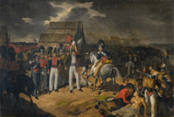 Archivo:Acción militar en Pueblo Viejo (Batalla de Tampico, 11-9-1829), Carlos París (1820 - 1835)