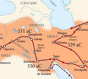 Archivo:Alejandro Magno campaign 3 battles of Alexander The Great