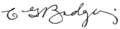 Clarence Badger Signature