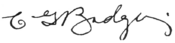 Clarence Badger Signature.png