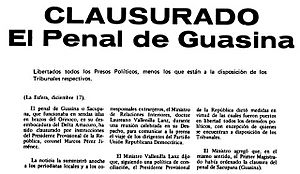 Archivo:Clausura del Centro Penitenciario de Guasina