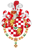 Coat of Arms of José Napoleón Duarte (Order of Isabella the Catholic).svg
