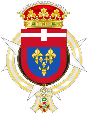 Archivo:Coat of arms of the Duke of Cadiz (1972-1989)-Spanish Heraldry
