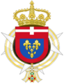 Coat of arms of the Duke of Cadiz (1972-1989)-Spanish Heraldry