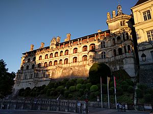 Archivo:Fachada norte del castillo de Blois