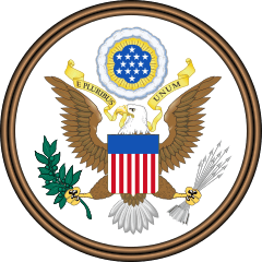 Archivo:Great Seal of the United States (obverse)