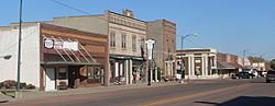 Gregory, SD W side Main St from 5th St.JPG