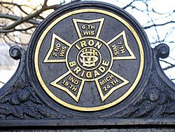Iron Brigade Unit Insignia Gettysburg Historical Marker.jpg