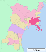 Ishinomaki in Miyagi Prefecture Ja.svg