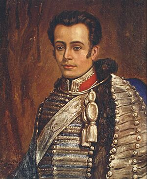 Archivo:José Miguel Carrera por Ezequiel Plaza