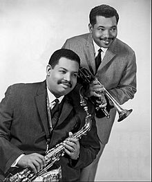 Julian and Nat Adderley 1966.JPG