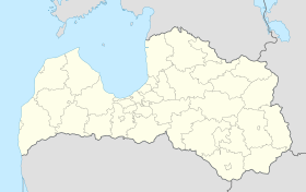 Ventspils ubicada en Letonia