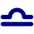 Libra symbol (bold, blue).svg