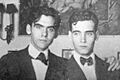 Los hermanos Federico García Lorca y Francisco García Lorca