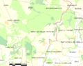 Map commune FR insee code 89042