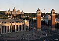 Museu Nacional d'Art de Catalunya and Main Square