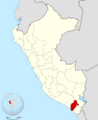 Peru - Moquegua Department (locator map)