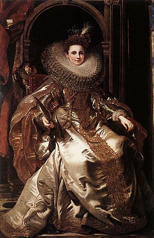 Archivo:Peter Paul Rubens - Portrait of Maria Serra Pallavicino - WGA20353